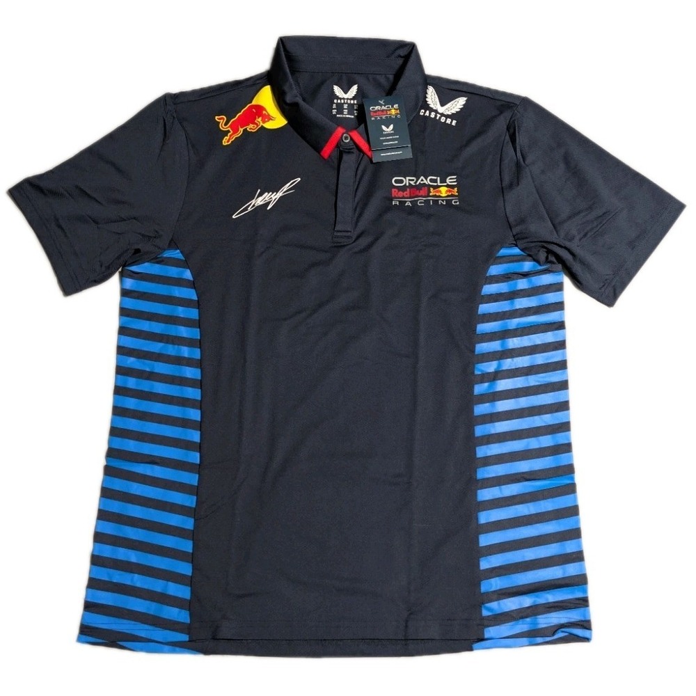 Oracle Red Bull Racing Sergio Perez #11 Castore F1 Team Polo Shirt NWT 2XL